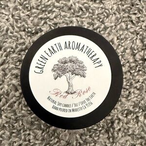 Natural, Hand-Poured Rose Candle